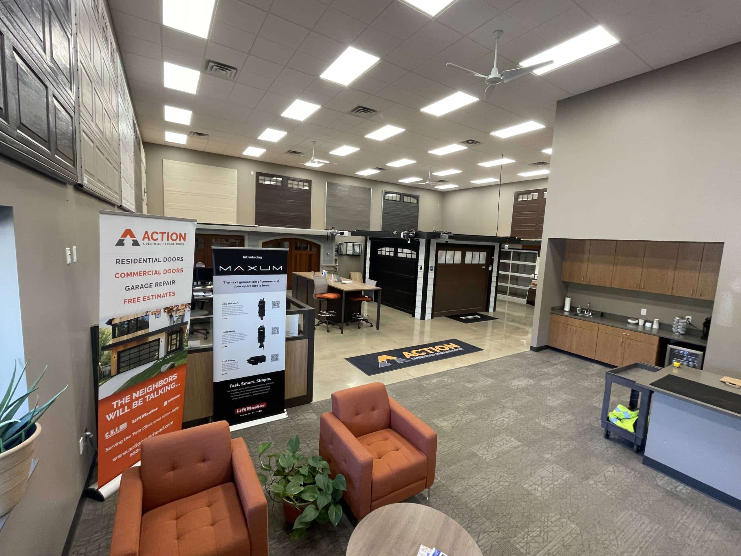 A view of our showroom in Prior Lake