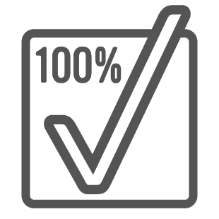 100% complete satisfaction